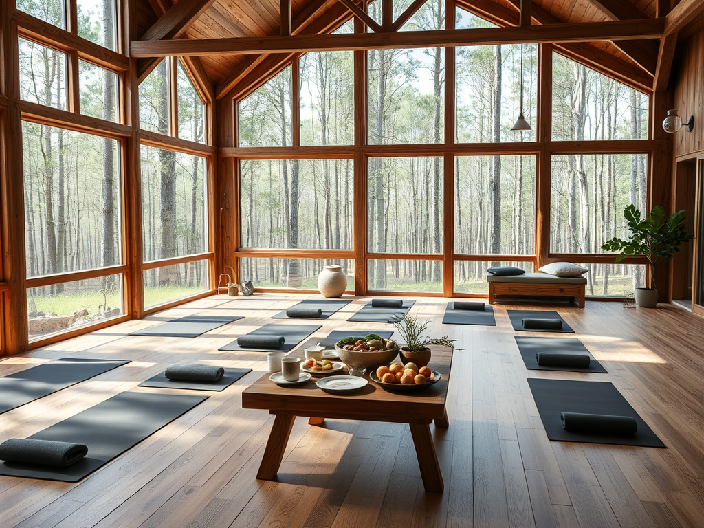 An image of a modern black home automation device, with its sleek and curved design, resting on a minimalist wooden table....